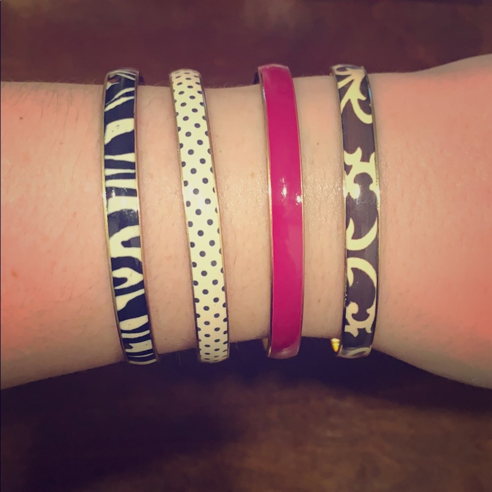 4 J CREW bangles